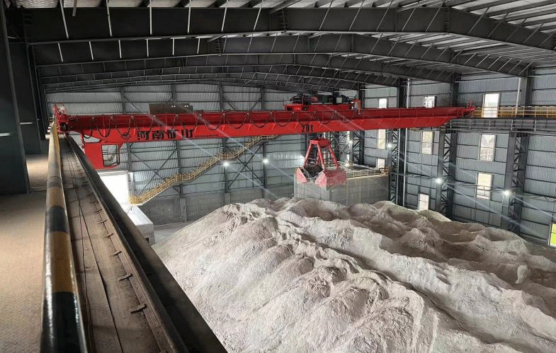 Intelligent control system for grab crane